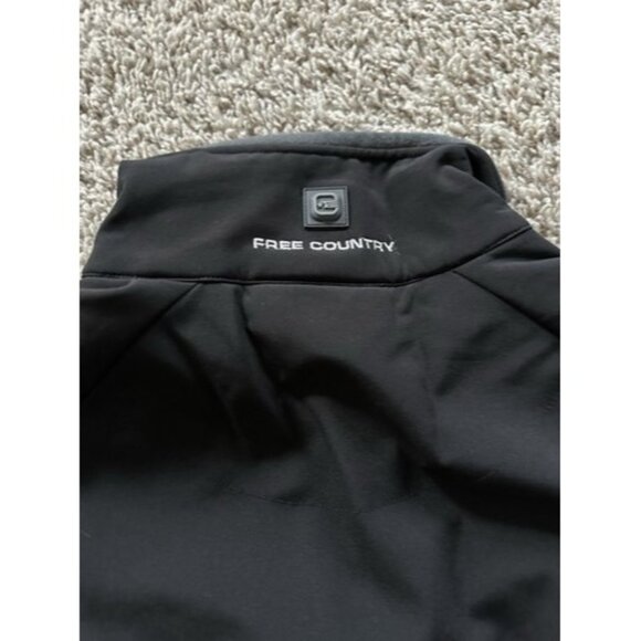 Free Country Womens Black Full Zip Jack Fleece Lining Hidden Pocket Size Small - Picture 12 of 14